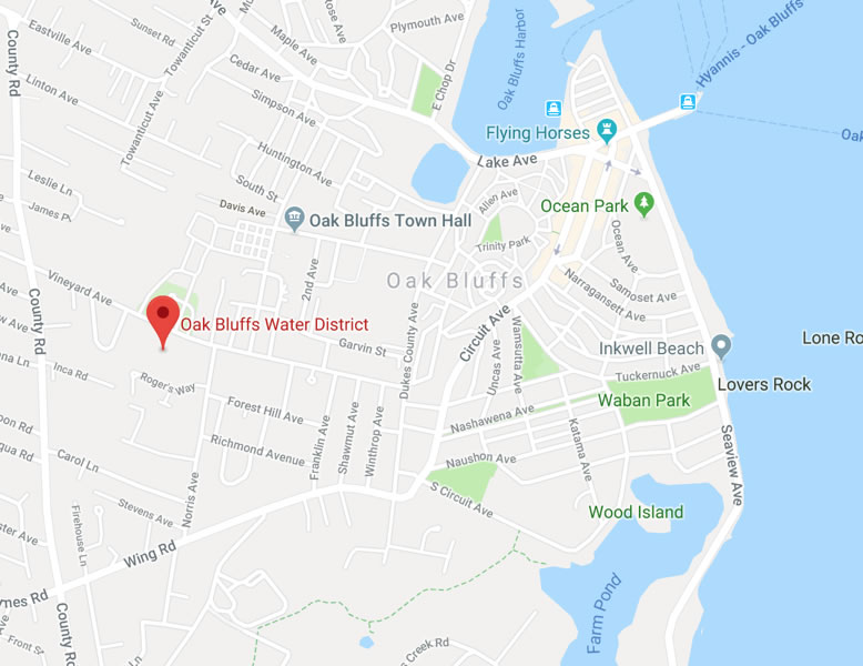 Help with bill - Oak Bluffs Water District